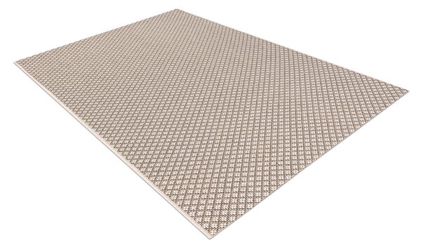 Covor sisal Floorlux 50002 Romburi şampanie si taupe