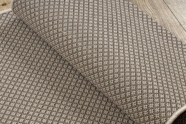 Covor sisal Floorlux 50002 Romburi şampanie si taupe