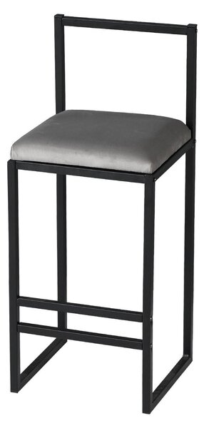 Scaun tip bar Nathaniel (Gri). 1089654