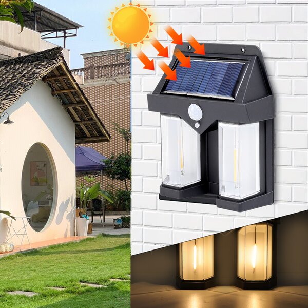 Lampa solara de perete cu senzor de miscare, CL-228