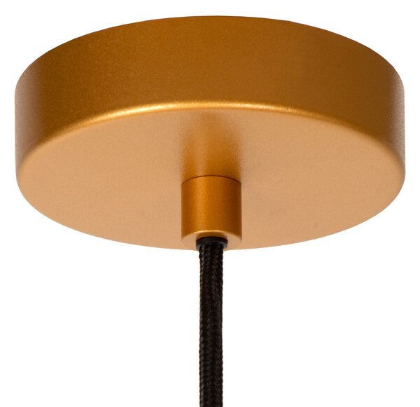 Lucide Gunhild lampă suspendată, 1 bec, reglabil, Transparent, Camera de zi / sufragerie, Sticlă