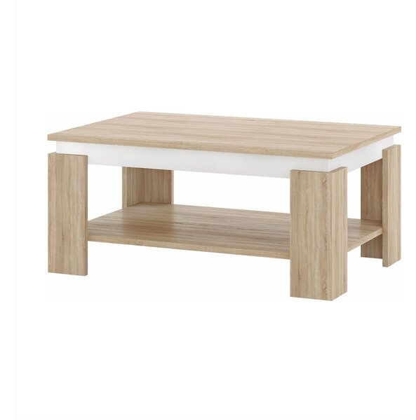 Măsuță de cafea PIANO (stejar sonoma + alb). 1091528