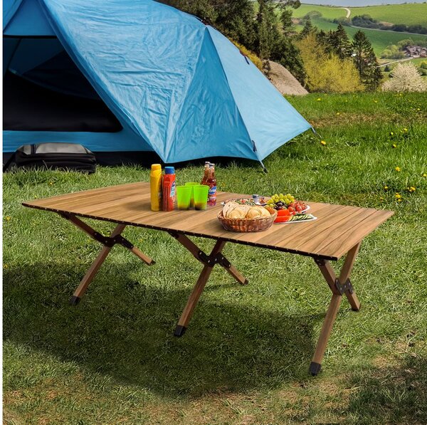 Masă de camping ARTHUR (maro). 1091494