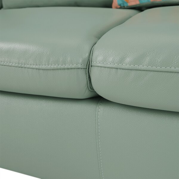KONDELA Canapea complet tapiţată 3 locuri, piele / piele ecologică neomint, LINSY