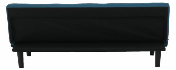 KONDELA Canapea extensibilă, albastru/negru, ZELDA NEW