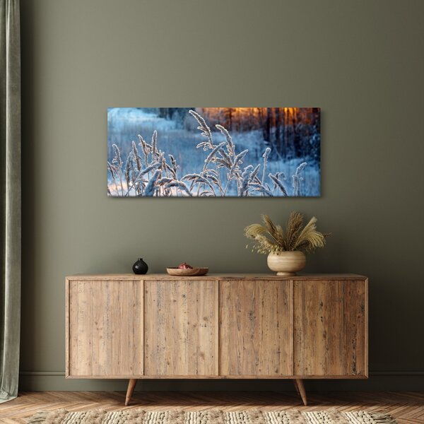 Tablou - Pajiște de iarnă (120x50 cm)