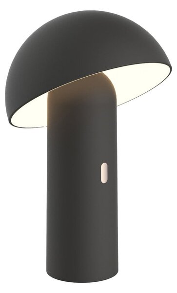 Aluminor Capsule Lampă de masă LED, mobilă, negru, reglabil, Negru, Camera de zi / sufragerie, Metal, Modern