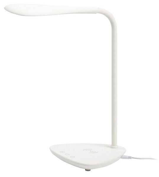 Aluminor Lampa de birou LED Tom Qi CCT albă, reglabil, Alb, Studiu / Birou, Metal, Modern