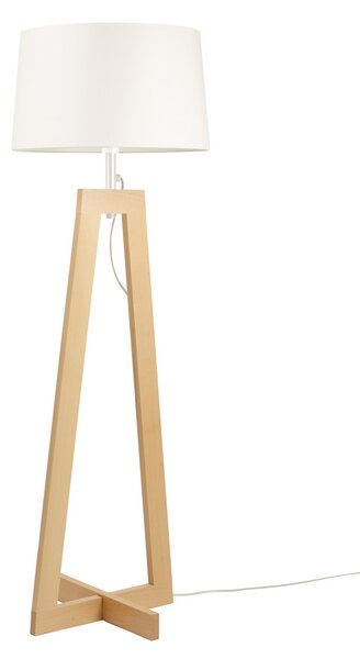 Aluminor Sacha LS mini lampadar, lemn și textil, Lemn, Camera de zi / sufragerie, Lemn, Scandinavă