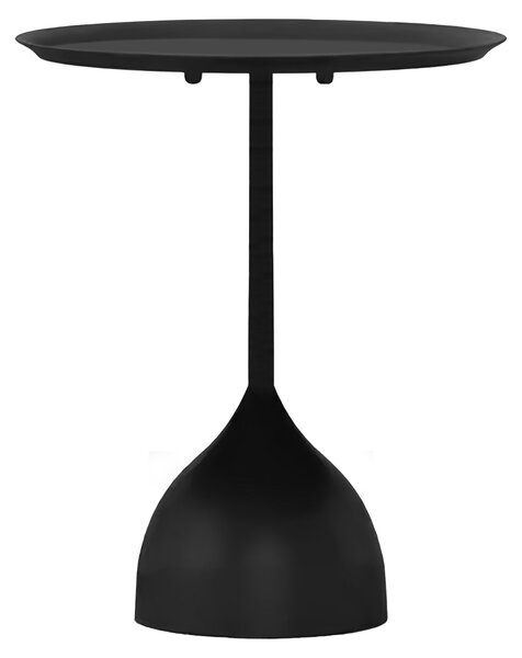 KONDELA Măsuţe de cafea, set de 2 buc., metal negru, NUBO