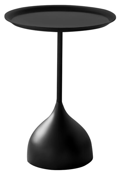 KONDELA Măsuţe de cafea, set de 2 buc., metal negru, NUBO