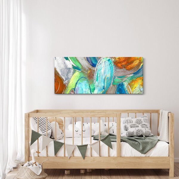 Tablou - Abstract colorat (120x50 cm)