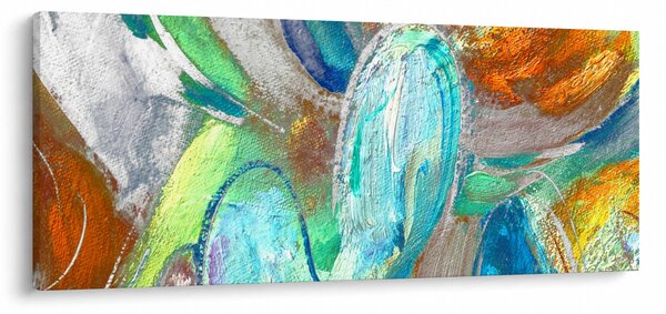 Tablou - Abstract colorat (120x50 cm)