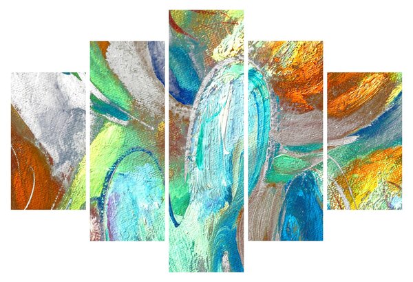 Tablou - Abstract colorat (150x105 cm)