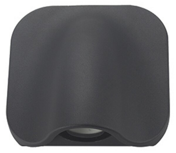 Zambelis Aplică LED exterior E273 unghi lumină 45 grade, Negru, Metal, Modern