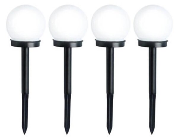 Set lampi solare tip glob pentru gradina, IP44, H 33