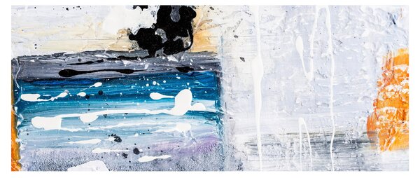 Tablou - Atingeri abstracte (120x50 cm)