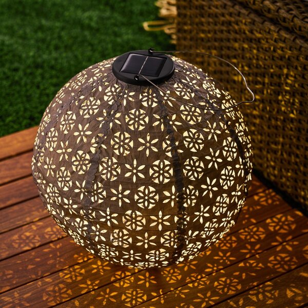 Pauleen Sunshine Dreamer lampă LED sol deco taupe, Maro / Rugină, Plastic, Viața tânără, Felinar