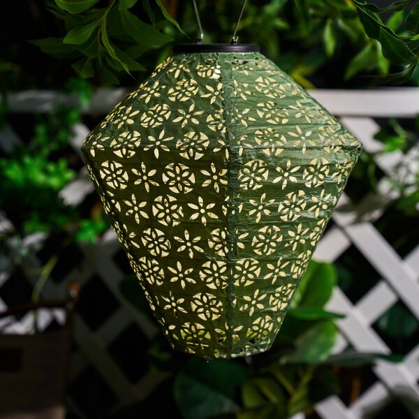 Pauleen Sunshine Flower lampă LED solară deco verd, Verde, Plastic, Viața tânără