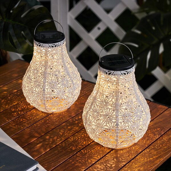 Pauleen Sunshine Blaze lampă deco LED alb 2x, Alb, Plastic, Viața tânără