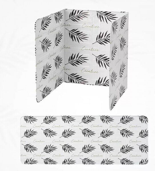 Set 2 x Protectie aragaz antistropire pentru gatit, Leaf