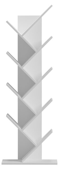 Biblioteca, Fyllo, Alb, 50x25x141.5 cm