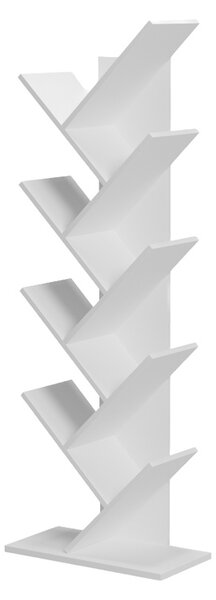 Biblioteca, Fyllo, Alb, 50x25x141.5 cm