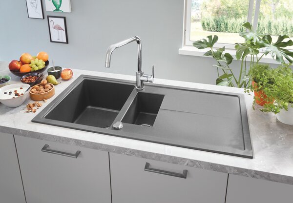 Grohe Eurosmart Cosmopolitan baterie bucătărie pe picior StarLight Chrome 32843002