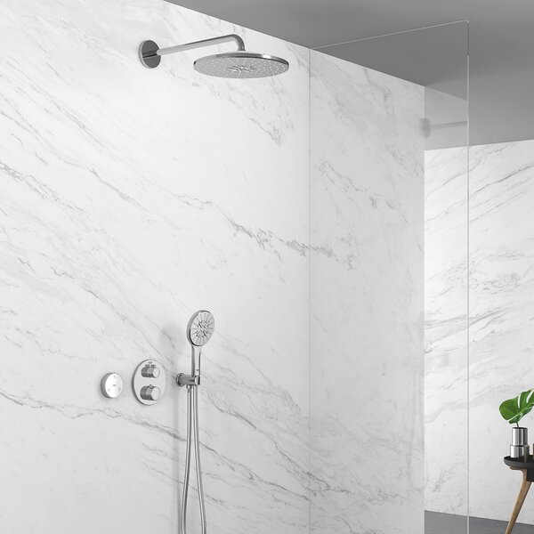 Grohe Grohtherm baterie cadă-duș ascuns cu termostat StarLight Chrome 24076000