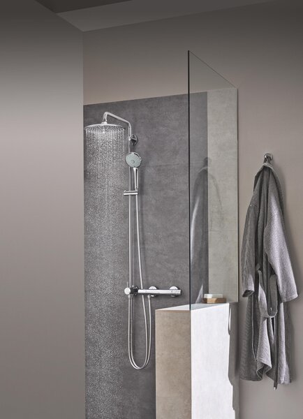 Grohe Euphoria set de duș perete cu duș de ploaie StarLight Chrome 27421002