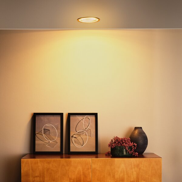 LEDVANCE Ledvance Decor Filament Ripple downlight LED, Gri, Camera de zi / sufragerie, Metal, Plafon încastrat