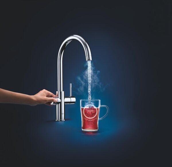 Grohe Red baterie bucătărie pe picior StarLight Chrome 30083001