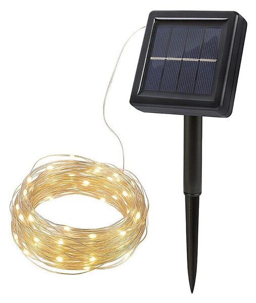 Solight WL919 - Ghirlandă solară decorativă cu LED LED/3,7V 800 mAh 22 m