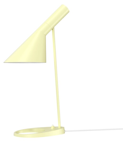 Louis Poulsen AJ Mini - lampă de masă designer galbenă, Galben, Camera de zi / sufragerie, Metal, Design, Birou de masă