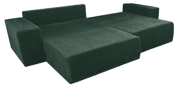 KONDELA Set de canapea universal, verde, PREMA ROH UNI