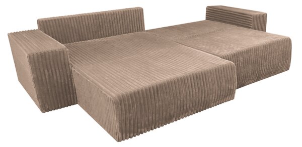 KONDELA Set de canapele universal, gri-maro Taupe, PREMA ROH UNI