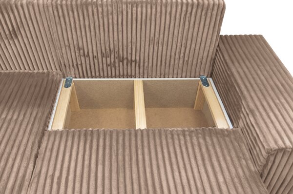 KONDELA Set de canapele universal, gri-maro Taupe, PREMA ROH UNI