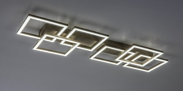 Rabalux 71500 - Plafonieră LED reglabilă FATMA 40W/230V 3000-6500K 33x100 cm bej+telecomandă