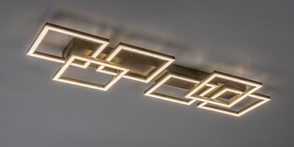 Rabalux 71500 - Plafonieră LED reglabilă FATMA 40W/230V 3000-6500K 33x100 cm bej+telecomandă