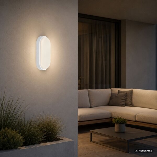 Rabalux 77222 - LED Aplica de perete pentru exterior HORT2 LED/14W/230V IP54 alb