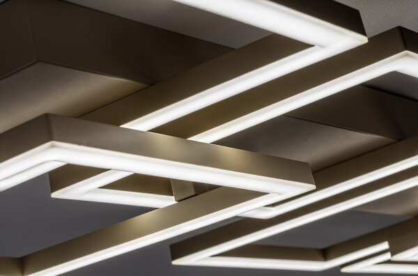 Rabalux 71500 - Plafonieră LED reglabilă FATMA 40W/230V 3000-6500K 33x100 cm bej+telecomandă