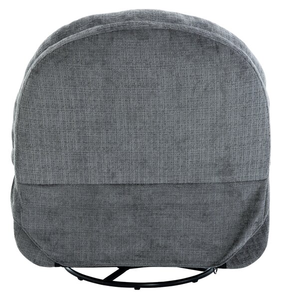 KONDELA Scaun pivotant de lux, cu balansare, gri, DELMOR NEW