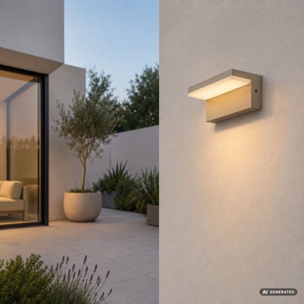 Rabalux 77219 - aplică de perete pentru exterior cu LED ZARAGOZA LED/9W/230V IP54 bej