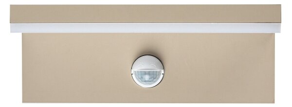 Rabalux 77220 - Lampă de perete LED pentru exterior cu senzor ZARAGOZA 9W/230V IP54 bej