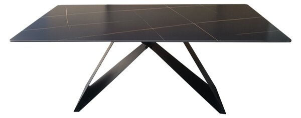 Masa, Mapele, Negru, 180x90x75 cm