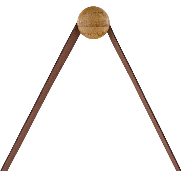 KONDELA Oglindă, bambus natural, LEMI 1
