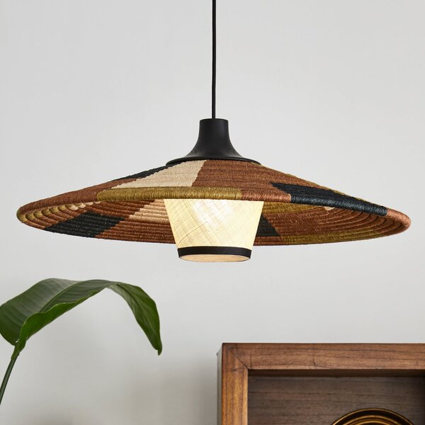 Forestier Parrot lampă suspendată M, maro, reglabil, Maro / Rugină, Camera de zi / sufragerie, Design