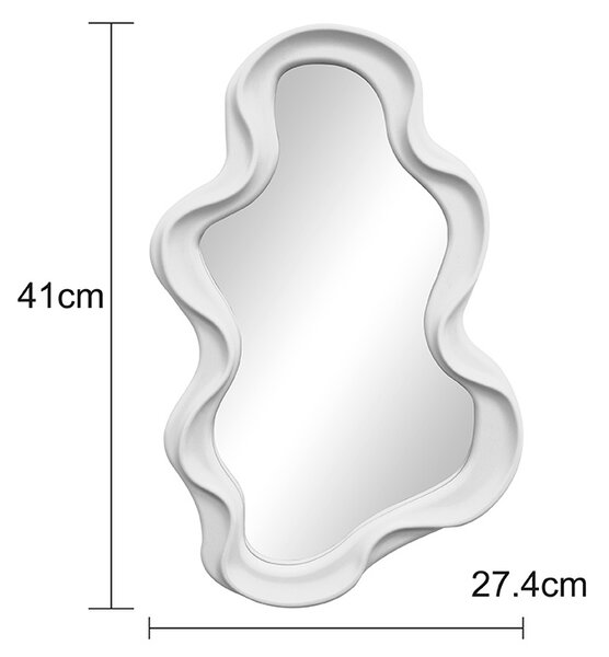 Oglinda, Liquid, Alb, 26x2.7x39 cm