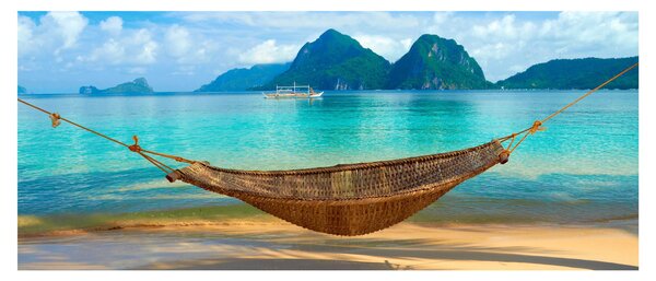 Tablou - Hamac pe plajă 3 (120x50 cm)