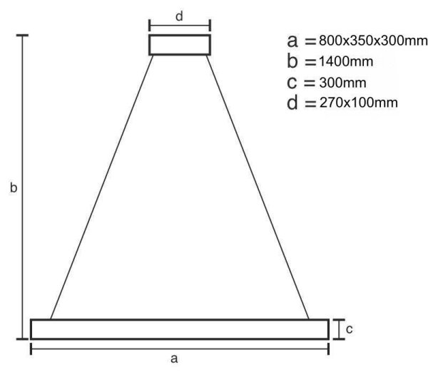 Lustră LED dimabilă pe cablu LED/100W/230V 3000-6500K auriu + telecomandă